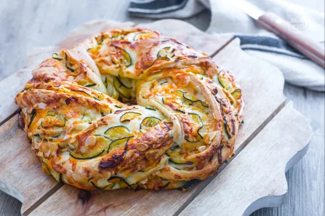 Angelica alle zucchine intrecciata