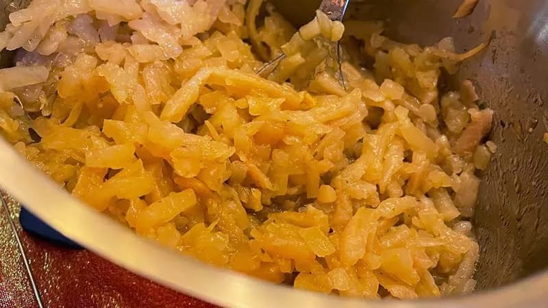 Brovada friulana con rape fermentate