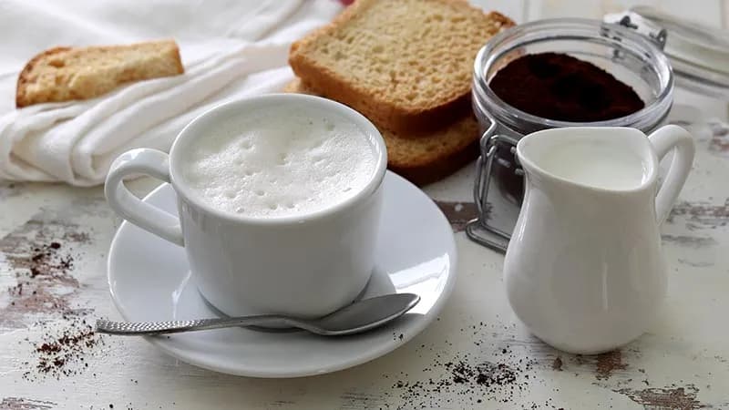 Cappuccino cremoso fatto in casa