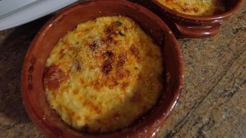 Cavolfiore gratinato con besciamella e prosciutto