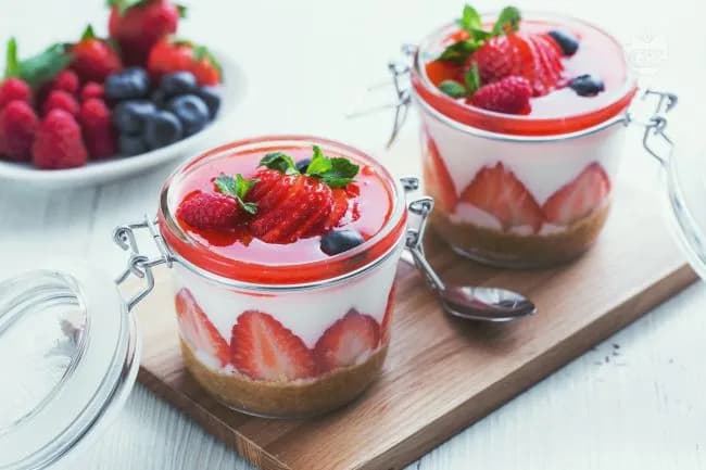 Cheesecake nel Barattolo
