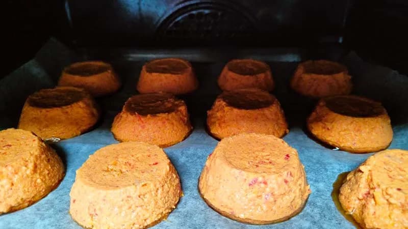 Flan di peperoni al forno