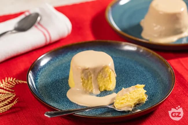 Flan di Porri con Salsa alle Acciughe