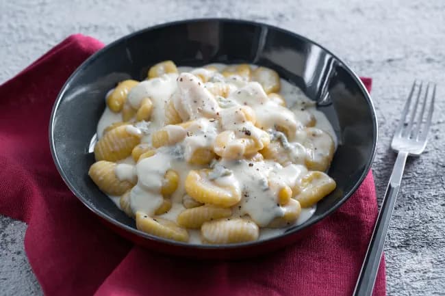 Gnocchi con crema di gorgonzola
