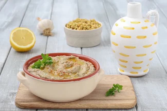 Hummus di lenticchie cremoso