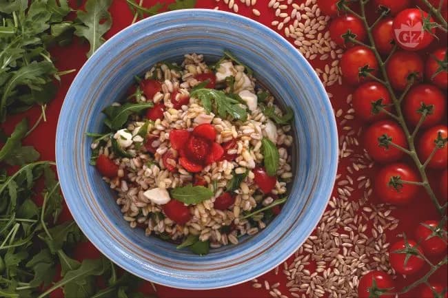Insalata di farro e orzo estiva