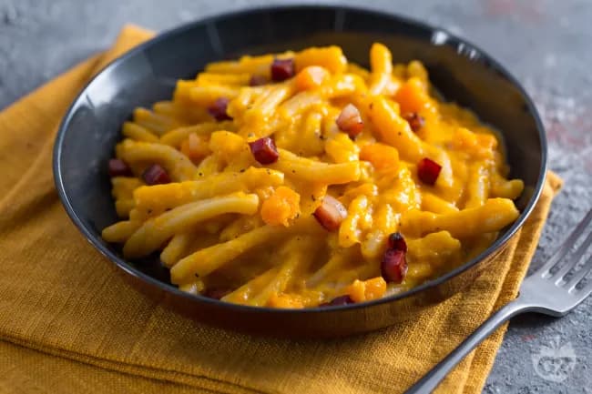 Pasta Zucca e Speck
