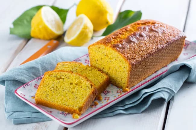 Plumcake al limone e papavero