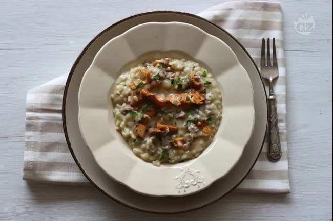 Risotto Funghi e Salsiccia