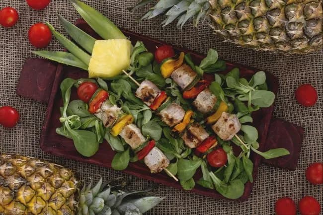 Spiedini Marinati All'ananas