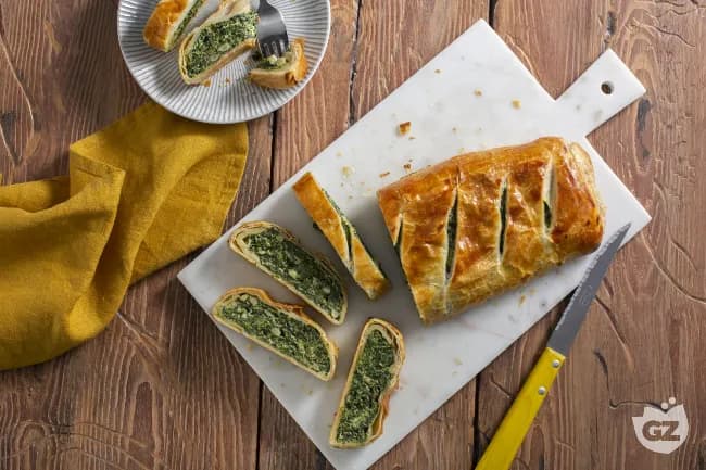 Strudel con Ricotta e Spinaci