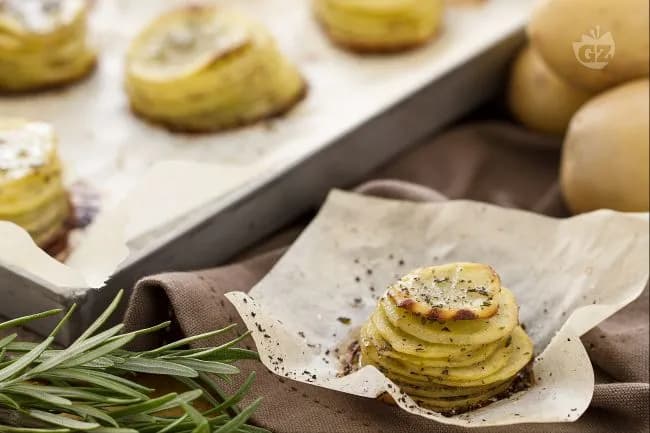 Torrette di patate arrosto