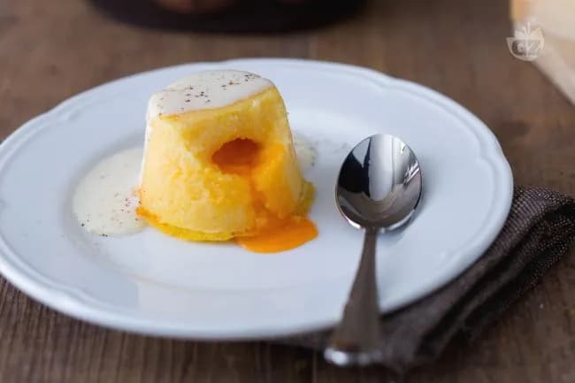 Tortino di polenta con cuore fondente