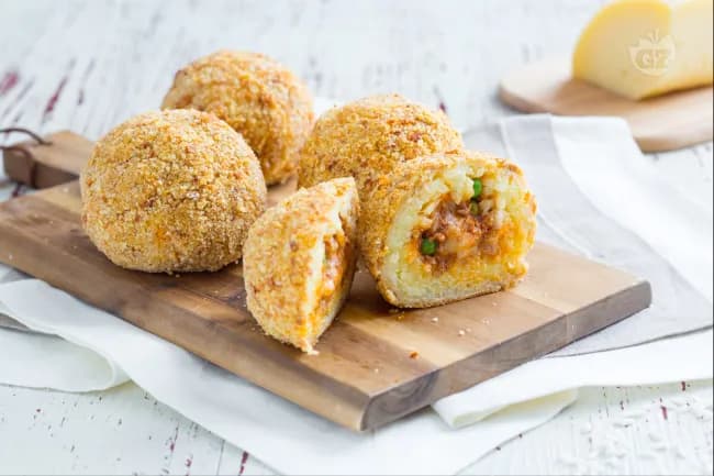 Arancini di riso al forno