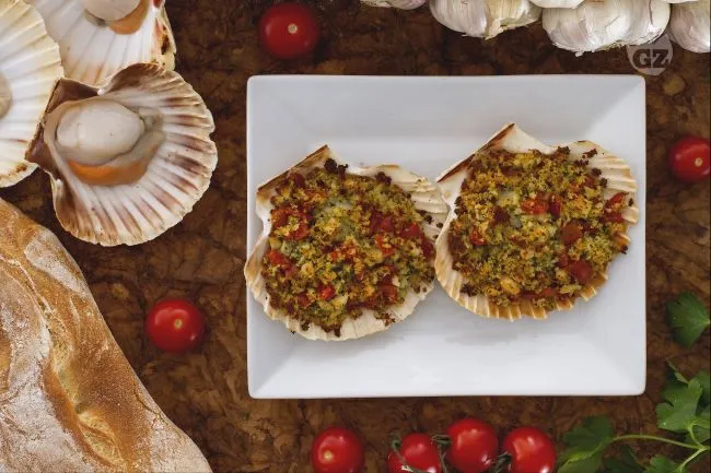 Capesante gratinate alla provenzale