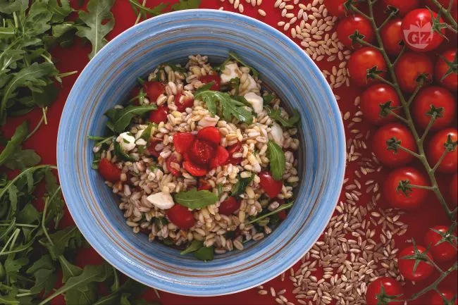 Insalata di farro e orzo estiva