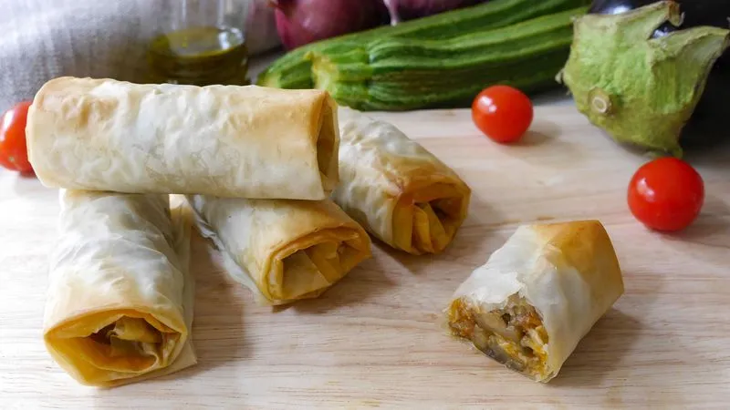 Involtini di melanzane e zucchine