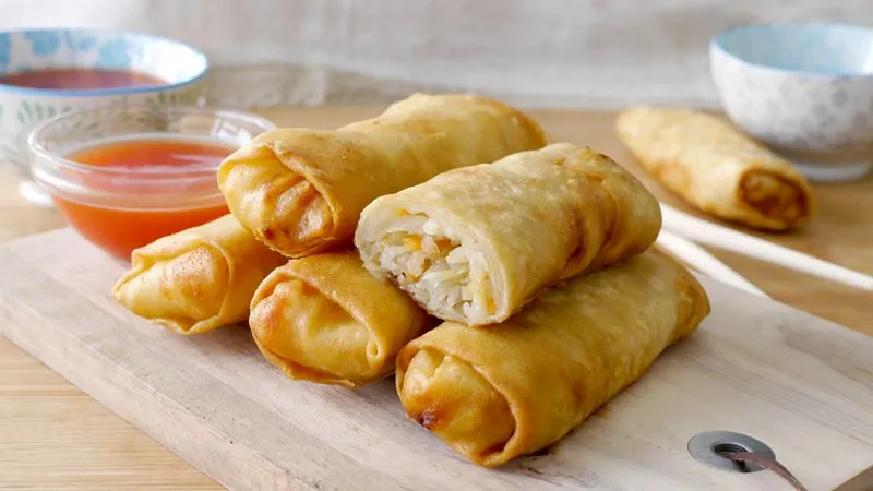 Involtini primavera fatti in casa