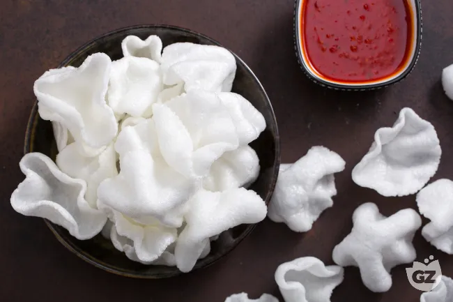 Nuvole di drago chips di gamberetti