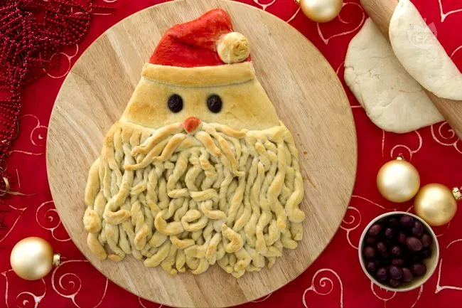 Pane di babbo natale lievitato