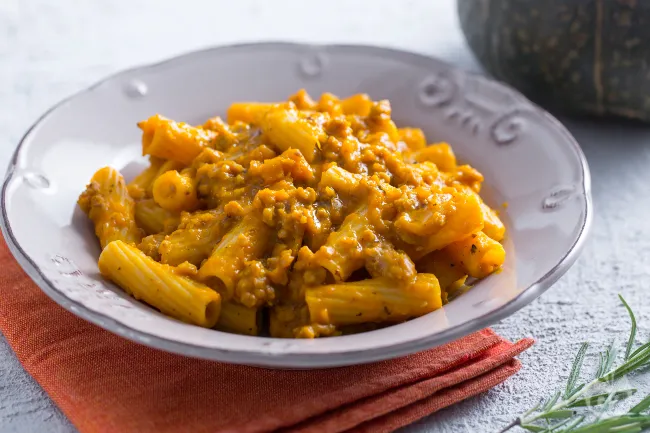 Pasta Zucca e Salsiccia