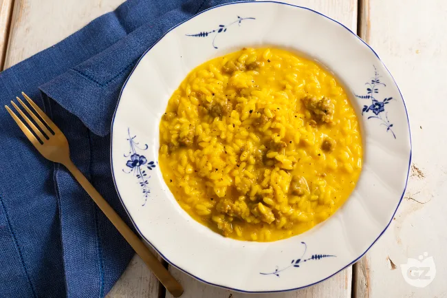 Risotto Salsiccia e Zafferano