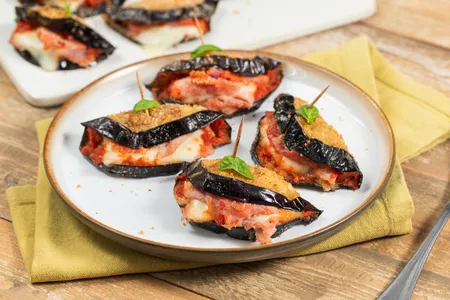 Tacos di melanzane ripieni